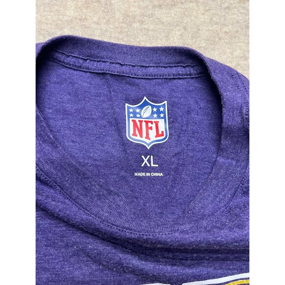 NFL Baltimore Ravens Purple Graphic Short Sleeve T-Shirt Men's XL Football - Picture 3 of 7